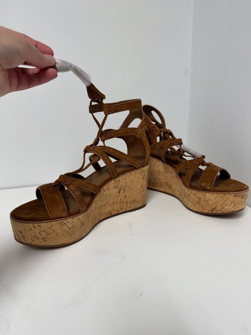FRYE Heather Gladiator Wedge Sandals NEW - Picture 4 of 8